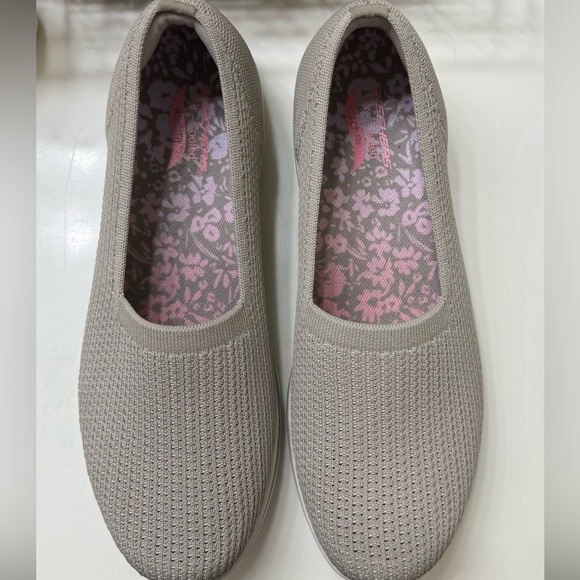 Skechers Air Cooled taupe slip-on sneakers. Lightweight. New; never worn. - Picture 1 of 5